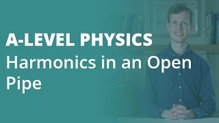 Harmonics in an Open Pipe  Alevel Physics  AQA OCR Edexcel [upl. by Cesar973]