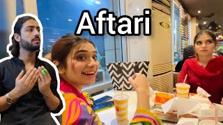 First Aftari with them ♥️  ramadan vlog [upl. by Lilhak]