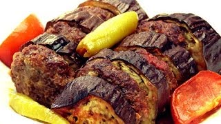 Fırında Patlıcan Kebabı Tarifi  Patlıcanlı Köfte [upl. by Sanoy843]