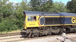 66 741 westbound at Gospel Oak 20 Sep 24 [upl. by Hanni]