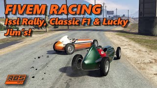 Issi Rally Classic F1 amp Lucky Jims Rallycross  GTA FiveM Racing 27 [upl. by Damicke]