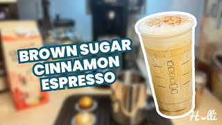 Brown Sugar Cinnamon Espresso  EASY Nespresso Shaken RECIPE [upl. by Odlanier]