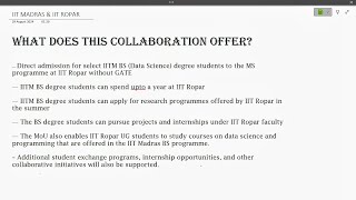 5 Benifits of IIT Madras BS amp IIT Ropar Collaboration  Campus Access 🤯 iitmadrasbs [upl. by Ecinue]