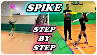 BEST VOLLEYBALL SPIKING DRILLS FOR BEGINNERS EVER [upl. by Even556]