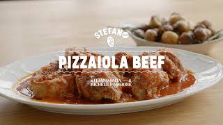 Easy steak pizzaiola recipe  Stefano Faita [upl. by Alyahs]