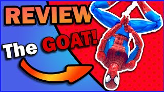 The DEFINITIVE SpiderMan Figure MAFEX SpiderMan Classic Costume Review [upl. by Annoel]