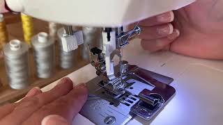 Large rolled hem 12 inch foot by Singer Outlet  Sewing with Love Presser foot guide for sewing [upl. by Howlend]