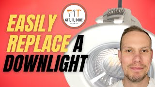 Downlights  How to Easily Replace fixed LED Downlight [upl. by Aniham]