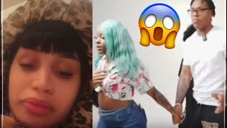 quotSTDs Existquot Cardi B Reacts To Girl GivingNeck To Rapper JP jpmusic85 During 20v1 [upl. by Araed]