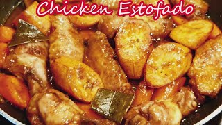 How to cook Chicken Estofado  Chicken wings  Filipino food  Panlasang Pinoy  Gilyns Channel [upl. by Yeliw726]