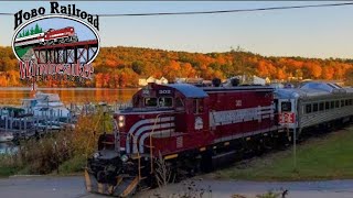 Winnipesaukee Scenic Railroad 302 amp RDC Extra from Lochmere to Meredith NH 10152019 [upl. by Eveneg]