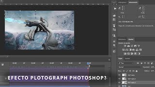 Foto animada con Photoshop CC  Efecto Plotagraph en español [upl. by Glenda]