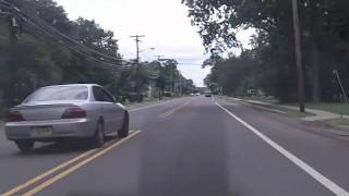 Dangerous New Jersey Driver Illegal Passing [upl. by Rois899]