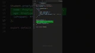 Prop Types in React JS reactjs reactjscourse reactjstutorial [upl. by Anaert]