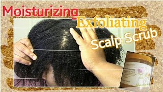 Scalp Scrub for Natural Hair Growth amp Scalp Health Exfoliating and Moisturizing  TriniGirlNatural [upl. by Gunilla112]