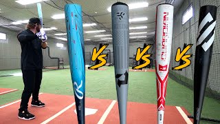 EXIT VELO SHOWDOWN  Rawlings Clout vs DeMarini The Goods vs Stringking Metal 2 vs Stinger Guardian [upl. by Ortensia]