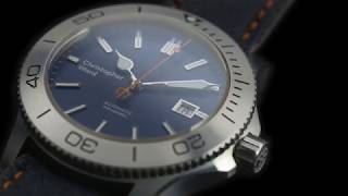 C60 Trident 316L Blue  Christopher Ward [upl. by Nuahsad]