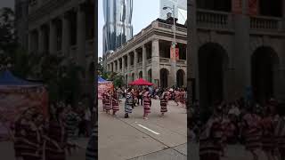 Bindiyan dance of Benguet Fed HK during the Langay festival in Chater road on 2023 [upl. by Enileda]