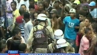 Flagrante imagens mostram brigas e agressões durante Carnaval de Salvador BA [upl. by Nya]