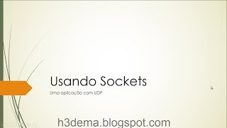 Usando Sockets para criar comunicação em Java  Parte 3 de 3 [upl. by Ibmat]