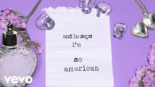 Olivia Rodrigo  so american Official Lyric Video [upl. by Eryt]