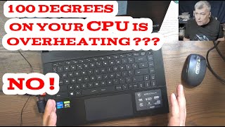 100 Degrees on your laptop CPU is overheating NO [upl. by Millie66]