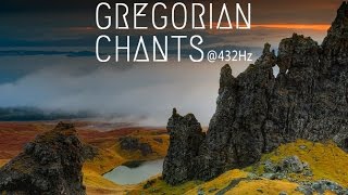 Gregorian Chants at 432Hz  3 Hours of Healing Music [upl. by Ennazor]