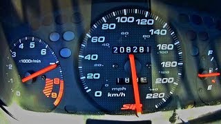 Honda Civic Turbo Acceleration 0200 Top Speed Test [upl. by Silver741]