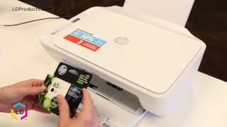 How to Replace Ink Cartridges in the HP® Deskjet 2652 and Deskjet 2655 [upl. by Earle922]