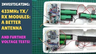 INVESTIGATING The Range of Cheap 433MHz RF Transmitter Receiver Modules  Antenna Whip Part 45 [upl. by Atsyrc883]