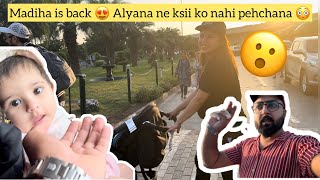 Madiha back to khi 😍  alyana ne ksii ko nahi pehchana 🥺  plane m aya turbulence 😳 [upl. by Airamana695]