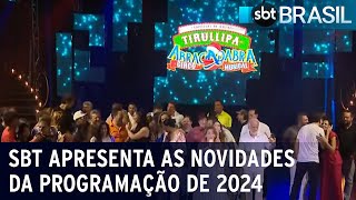 SBT apresenta as novidades da programação de 2024  SBT Brasil 021223 [upl. by Eigriv304]