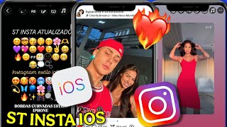 SAIU🥳 ST INSTA IOS ATUALIZADO INSTAGRAM ESTILO IPHONE NO ANDROID COM VÁRIAS FUNÇÕES [upl. by Eetsirhc]