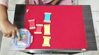 Pairing of colour tablets  Sensorial  Montessori [upl. by Alonzo]