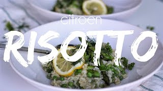 VEGAN CITROEN RISOTTO  GROENE ASPERGES  Lets Vegan [upl. by Bonaparte]