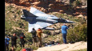 F4 PHANTOMS FLYING LOW WITH MANY INTERNATIONAL JETS IN GREECE  4K [upl. by Ledah]