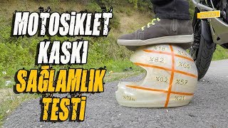 Motosiklet Kaskı Sağlamlık Testi ve Kask Nasıl Seçilir Sorusunun Cevabı [upl. by Aroon]