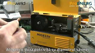 Probe ProWeld MIG 832e multifunctional MIGMAG MMA TIG [upl. by Teilo]