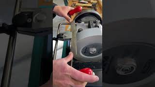 Using the Tormek T8 and knife jig to sharpen a drawknife [upl. by Eiramannod]