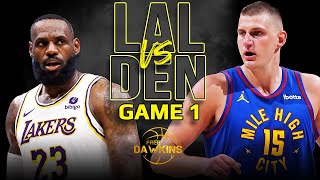 Los Angeles Lakers vs Denver Nuggets Game 1 Full Highlights  2024 WCR1  FreeDawkins [upl. by Sidonie]