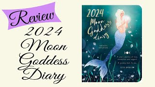 Review of 2024 Moon Goddess Diary  Rockpool Publishing [upl. by Wiltshire240]