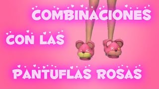 Combinaciones con las pantuflas rosas en free fire [upl. by Tereb]