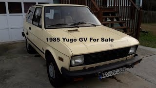 1985 Yugo GV For Sale  Craigslist Sold [upl. by Salangia]