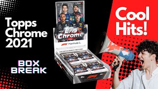 IS THIS WORTH the Buy Unboxing the 2021 TOPPS CHROME F1 Hobby Box [upl. by Filippo]