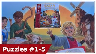 Catan Logic Puzzle Logiquest Playthrough  Puzzles 1  5 [upl. by Areikahs]