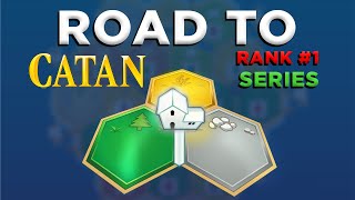 TOP 5 Catan Gameplay  Catan Pro Climbs the Ladder [upl. by Oicangi]