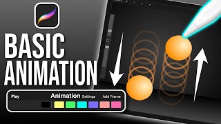 Basic Animation Tutorial in Procreate  Tutorial For Beginners [upl. by Pandolfi445]