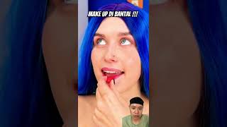 Make up di bantal challenge funny mukbang candy comedy coke makeup [upl. by Attey]