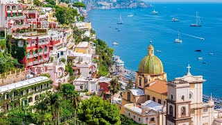 Positano Italy 4K  The Pearl of the Amalfi Coast  Travel Vlog 4K Video Ultra HD 60fps [upl. by Anelehs]