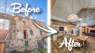 TIMELAPSE 3 YEARS RENOVATION OLD FARM 1820  TIMELAPSE RENOVATION CORPS DE FERME 1820 [upl. by Joe290]